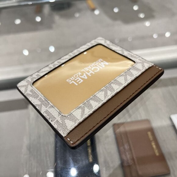 NWT Michael Kors Jet Set Travel Large Logo and Leather Card Case 35F8GTVD3B - Picture 5 of 9